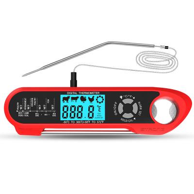 China popular 2-4s response time digital thermometer with dual probe used for meat and grilling for sale