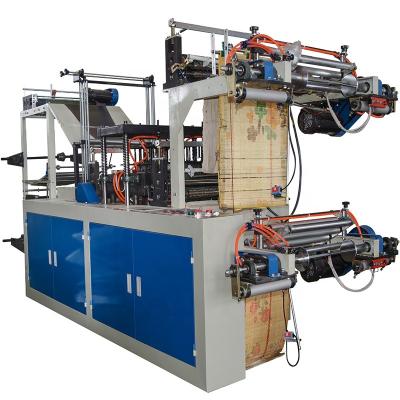 China Supermarket Polythene Disposable Aprons Making Machine PE Plastic Apron Cutting Machine for sale