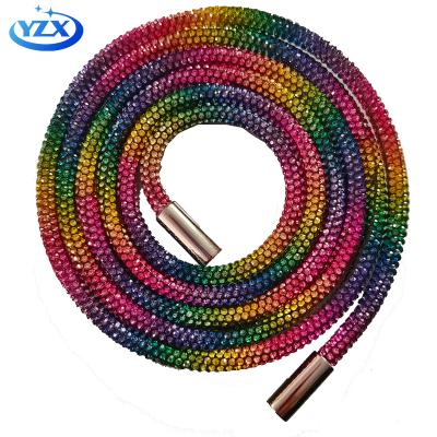 China Pointback Hot-Fix Rhinestone String Glitter Glitter Sequin Rope Hot Fix Rhinestone Balance Rhinestone Rope Rhinestone Rope for sale