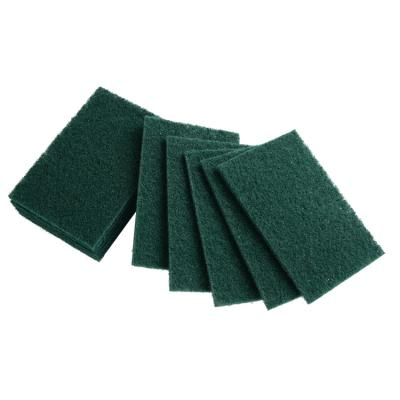 China 10Pcs Multifunctional Household Polyester Good Quality Selling Sponges Cleaning &Amp Scouring Pads Sustainable Fiber Eco-Friendly Hot for sale