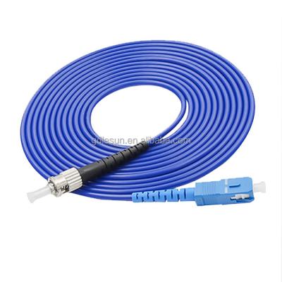 China FTTH FTTxFTTB Network Fiber Jumper Cable 3.0Mm SM Lszh Fiber Optic Patch Cord Simplex Armored Patch Cord for sale