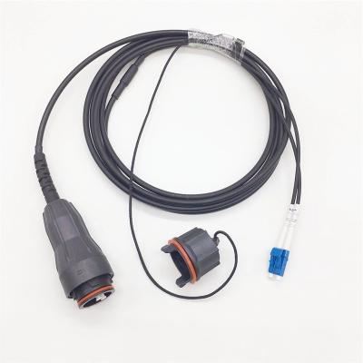 China Telecommunication Network Fiber Optic Patch Tie Jumper Cable Sc-Sc 5 Miter Waterproof Fullaxs Patch Cord for sale