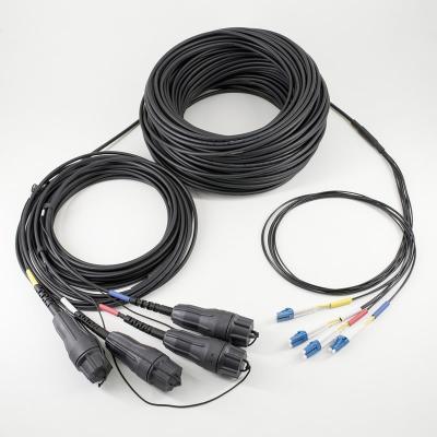 China Telecommunication Network Fiber Optic Duplex Drop Patch Cord LC To LC Single Mode Fullaxs-Dlc Patch Cord for sale