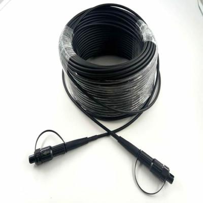 China Telecommunication Network Fiber Optic Patch Tie Outdoor Ftth Drop Cable Optitap Fiber Optic Cable Assemblies for sale