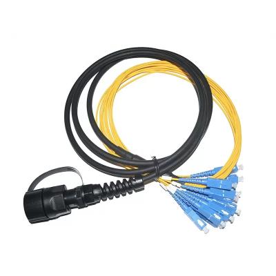 China Waterproof Telecommunication Network Jumper Cable Patch Cord Sm Duplex ODVA Fiber Optic Patch Cord for sale