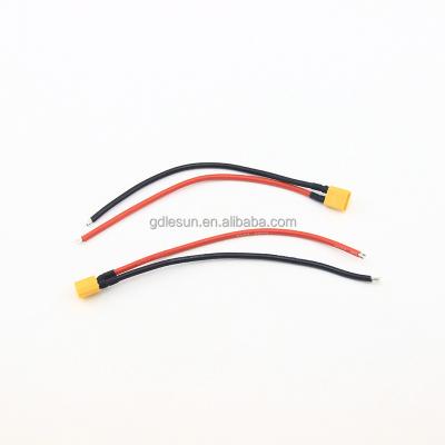 China Electronic Mass Plug Xt60 Male Female Connector With 12awg 15cm Cable Silicone Wire For Rc Lipo Battery for sale