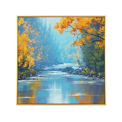 China Modern Landscape Nature Sunset Oil Painting By Numbers, Newcomer Gift Oil Painting On Canvas Painting Gift Picture Sunset On The Sea for sale