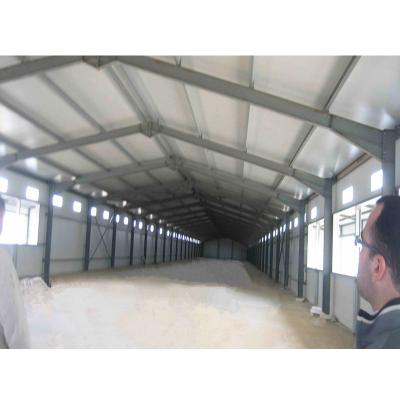 China Poultry Farm Broiler House Prefab Galvanized Steel Structure Design Poultry Farm Storage / Shed Shed for sale