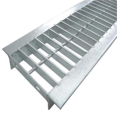 China Hotel Australia America Canada China Rainwater Ditch Cover Steel Grating For Building Construction for sale