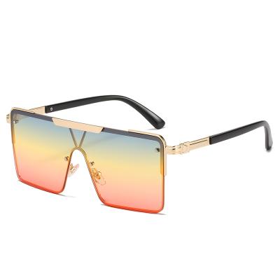 China Fashion Sunglasses Cocos Rabbit Sunglasses 2021 New Metal Square Classic Oversized Square Flat Surface Models Unisex Sunglasses for sale