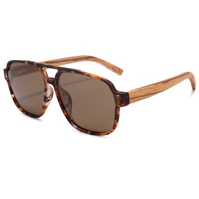 China Fashion Sunglasses Wooden Foot Polarization Sunglasses for Both Men and Women for sale