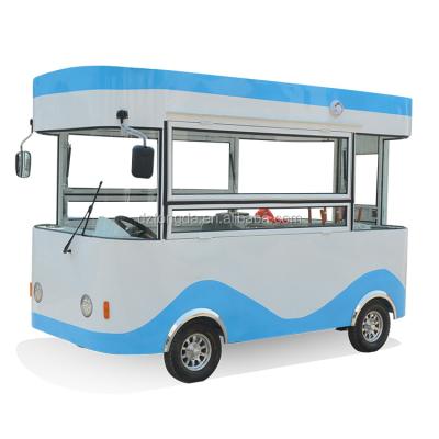 China HOT SALE! 2018 New Design 4 Wheel Restaurant Car Electric Dining Car Electric Buffet Truck for sale