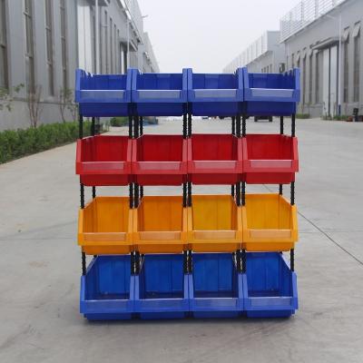 China Sustainable Stacking Save 50% On Return Hanging Freight Plastic Stackable Warehouse Tool Storage Bin Parts Barrel For Screw Nuts Hardware Toys for sale