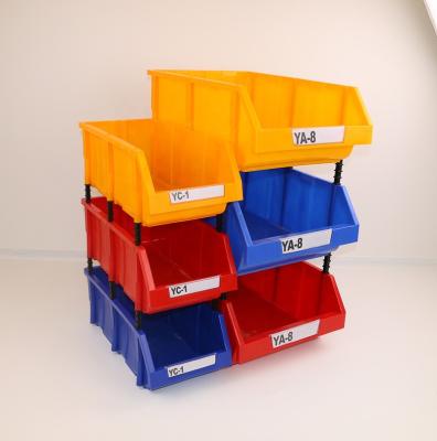 China New Tooling Suitcase Box Parts Viable Stacking Plastic Storage Bins Stackable for sale