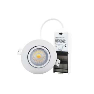 China Modern 360 degree adjusable 10W led downlight rotation recessed ceiling lamp for sale