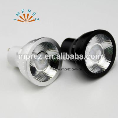 China 6W GU10 MR16 Modern Aluminum COB LED Spotlight 8 10 12 15 Degree 80lm/W 2 Years Warranty for sale