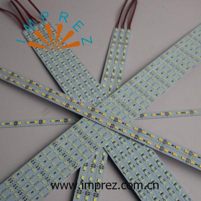 China DC12V DC24V LED Aluminum Bar Rigid Strip 2835 22-24lm 144led 990*12*1.0mm for sale