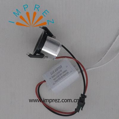 China Mini Led Spot Downlight Aluminum Outdoor Mounted Jewelry Cabinet Lamp White 1W 3W, Warm White AC85-265V for sale