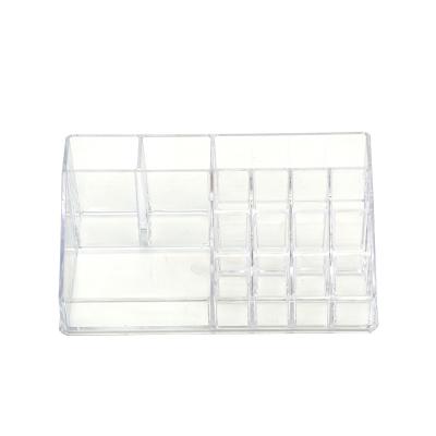 China Viable Jewelry Lipstick Storage Box Makeup Drawer Cosmetic Transparent Organizer Plastic Storage Box for sale