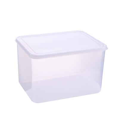 China Plastic Sealed Box, Freshness Preservation Food Grade Fruit And Meat Refrigerated Transparent Kitchen Storage Box With Lid for sale