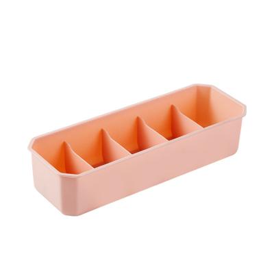 China Factory direct household multi-piece viable underwear storage box plastic underwear bump dustproof plastic storage box for sale