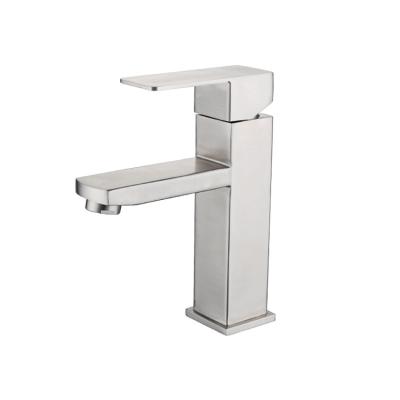 China Hot Selling Faucets Cold And Hot Modern Faucet Square Basin Mixer Tap Luxury Bathroom Faucet for sale