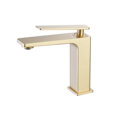 China Luxury Grifo Faucet Brass Basin Water Tap Bathroom Mixer Tap Gold Cold And Hot Bathroom Sink Faucet for sale