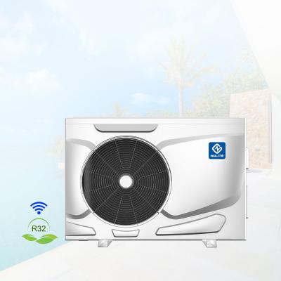 China Small Outdoor DC Inverter Warmepumpe Mini Spa Pool Heater Heatpump *R32 Nulite Swim Pool Heat Pump Air to Water Heater for sale