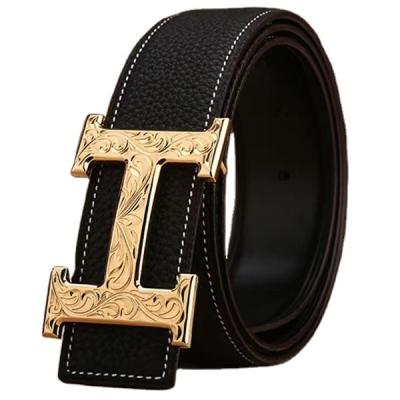 China 2022 New Cowhide Fashion All-match Business Casual Leather Belt for sale