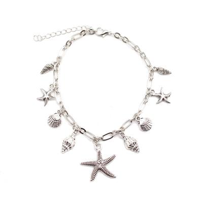 China Female Shell Conch BOHEMIA Beach Anklets Creative Starfish Anklets for sale