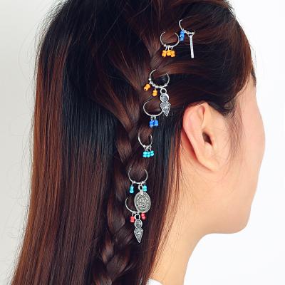 China Ladies Hair Decoration DIY Punk Style Multi Layer Jump Ring Hair Band Head Chain Jewelry Bohemia Style Headband for sale