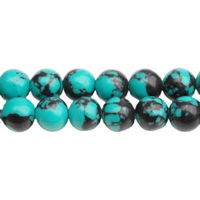 China Stone Diy Turquoise Beads In Different Colors Synthetic Stone Loose Beads for sale