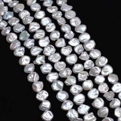 China Natural Reborn Pearl 10-11mm Cultured Freshwater Pearl Beads Reborn Pearls Baroque Rectangle Pearls for sale