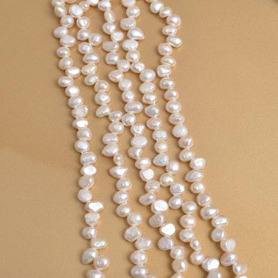 China Freshwater Pearl 4-5mm Side Drilled Natural Cultured Freshwater Pearl Beads Baroque Pearls For Jewelry Making DIY Bracelet Necklace for sale