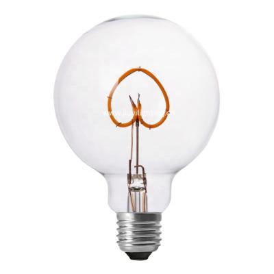 China Bar Edison Classic LED Light Bulb G125 Letter Led Filament 3V 0.1W Vintage Light Bulb Clear 3V E27 Non Dimmable for sale