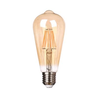 China Hotel 2W 4W 6W 8W 10W 12W 15W E27 B22 led material clear led filament bulb glass filament lamp bulb raw material for sale