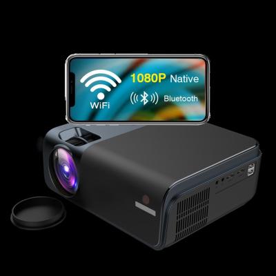 China Upgraded cordless version short throw black and white 3600 lumens manual focus projector for sale