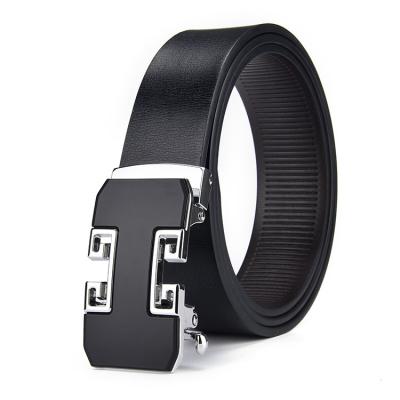 China 2020 Fashion.Casual New Arrival Alloy Casual Buckle Custom Men's Original Automatic Leather Belt for sale