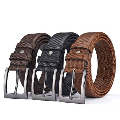 China 2020 Fashion.Casual Design Hot Classic Male PU Leather Belt For Men Pin Buckle Belts OEM for sale