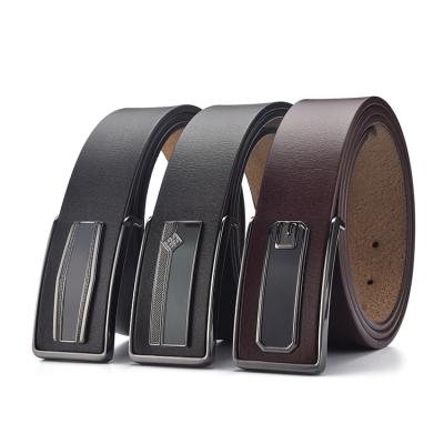 China Fashion PU Buckle Automatic Belt Men Men Comfortable Leather Automatic Belts New Design for sale