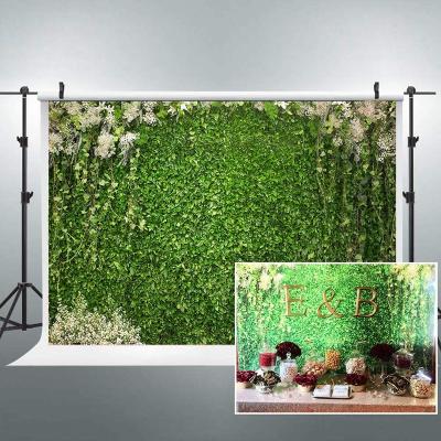 China Nature Green Leaves Photography Backdrops Birthday Party Background 360 Photo Booth Prop Scenic Backdrop for sale