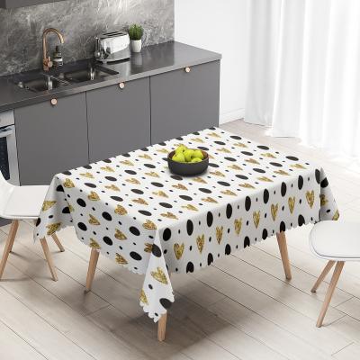 China Oilproof Geometry Abstract Oxford Cloth Tablecloth Household Party Waterproof High Quality Tablecloths for sale