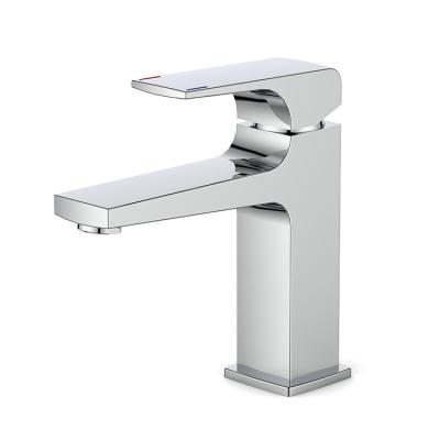 China Without Switch Bathroom Water Basin Faucet Hot And Cold Mixers Hand Basin Mixer Bathroom Single Lever Basin Mixer for sale