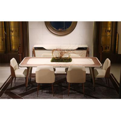 China Other Wood Dining Table Sets Luxury Dining Table Designs For Dining Room for sale