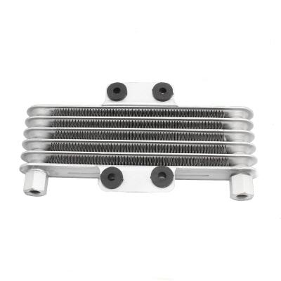 China Aluminum Motor Bike Ransmission Motorcycles Oil Coolers Kit 5 Row Aluminum Radiator For Universal Motorcycle 125-250Cc Oil Cooler for sale