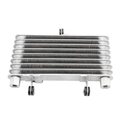 China Universal Aluminum Bike Aluminum Dirt Dirt Bike Engine Oil Cooler 8 Row Cooling Radiator Hose For 125Cc-250Cc Motocross Atv Motorcycle Coolers for sale