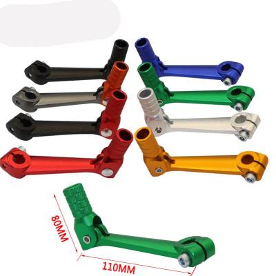 China Aluminum Alloy Motorcycle Folding CNC Shift Lever Gear Shift Lever Fit For Kayo Bike Pit Lever T2 T4 T4L ATV Dirt Bike Bike Gear for sale