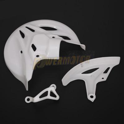 China Plastic Brake Disc Cover Device Guard Flap Brake Pad Rear Calipers Cover Fit For CRF T4 T6 CRF 250 CRF 450 Dirt Bikes for sale