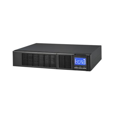 China Smart Online Networking HONYIS 3KVA LCD Display Long Time Pure Sine Wave Backup Rackmount Stands Up for sale