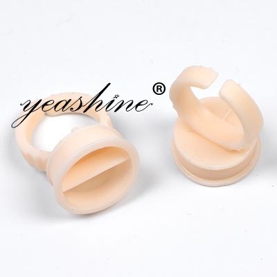 China Beauty Care Makeup Tools Permanent Ring Eyelash Extensions Tattoo Pigment Makeup Ink Glue Cup Holder for sale